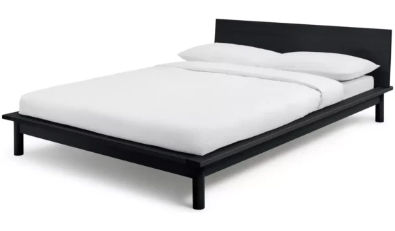 Habitat Akio Double Wooden Platform Bed Frame - Natural
