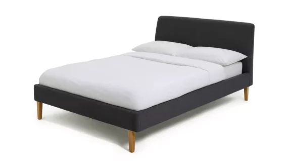 Habitat Ren Kingsize Fabric Bed Frame - Charcoal - Image 3