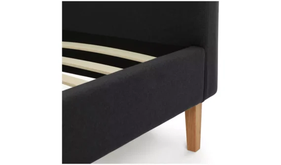 Habitat Ren Kingsize Fabric Bed Frame - Charcoal - Image 8