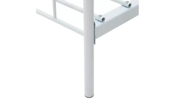 Home Abigail Single Metal Bed Frame - White - Image 6