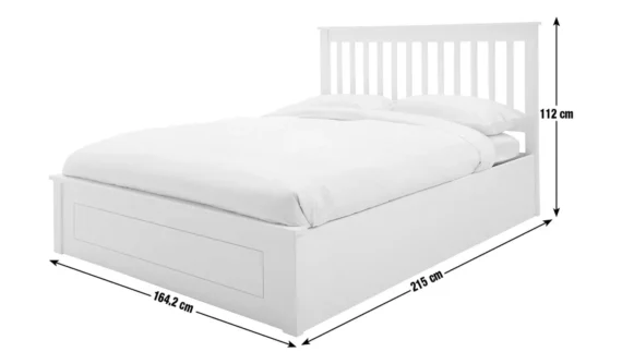 Aspley Kingsize Wooden Ottoman Bed Frame - Image 4