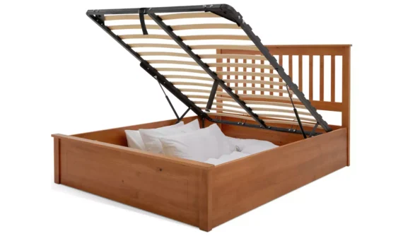 Aspley Kingsize Wooden Ottoman Bed Frame - Image 11