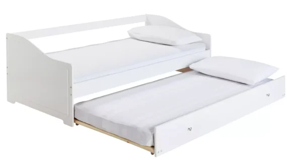 Habitat Brooklyn Day Bed with Trundle - White - Image 2